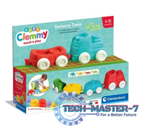 Klocki Clemmy Pociąg sensoryczny