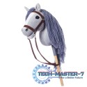Koń na kiju Hobby Horse HOPPIHORSE A3 szary