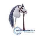 Koń na kiju Hobby Horse HOPPIHORSE A3 szary