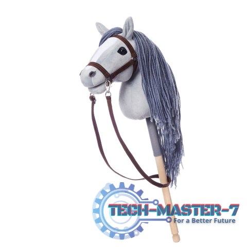 Koń na kiju Hobby Horse HOPPIHORSE A4 szary