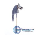 Koń na kiju Hobby Horse HOPPIHORSE A4 szary
