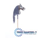 Koń na kiju Hobby Horse HOPPIHORSE A4 szary