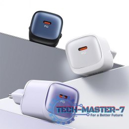 Ładowarka sieciowa 20W GaN USB-C Fast Charging Czarna