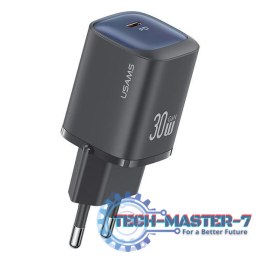 Ładowarka sieciowa 30W GaN USB-C Fast charging Czarna