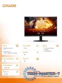 Monitor C27G4ZXE 27 cali Zakrzywiony Fast VA 280Hz HDMIx2 DP