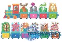 Puzzle Maxi układanka z dziurkami Ciuchcia