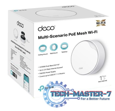 System WiFi Deco X50-PoE(1-pak) AX3000 System WiFi Deco X50-PoE(1-pak) AX3000