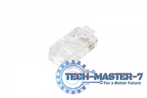 Wtyk RJ45 (8P8C) przelotowy, kat.5e, nieekranowany, AWG 26-24, opakowanie 100 sztuk Wtyk RJ45 (8P8C) przelotowy, kat.5e, nieekranowany, AWG 26-24, opakowanie 100 sztuk