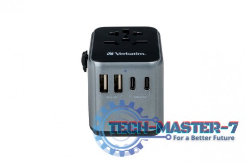 Adapter podróżny UTA-03 49545 180 krajów, ładowarka PD 30W, QC 3.0 3x USB-C , 2x USB-A Adapter podróżny UTA-03 49545 180 krajów, ładowarka PD 30W, QC 3.0 3x USB-C , 2x USB-A