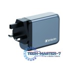 Ładowarka GNC-100 32202 GaN 100W, 3xUSB-C,1x USB-A, QC 3.0, PD 3.0 UE / UK