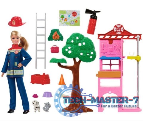Lalka Barbie Strażaczka z akcesoriami Lalka Barbie Strażaczka z akcesoriami