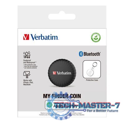 Lokalizator My Finder Coin, 32133 BT 5.2, NFC Czarny Lokalizator My Finder Coin, 32133 BT 5.2, NFC Czarny