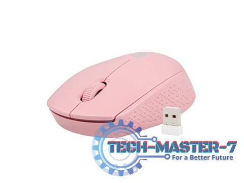 Mysz bezprzewodowa Stork 1600 DPI różowa