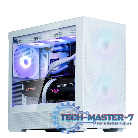 Obudowa P30Air mATX Mini Tower ARGB Fansx3 biała Obudowa P30Air mATX Mini Tower ARGB Fansx3 biała