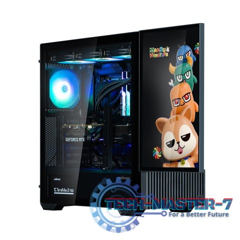 Obudowa Z10DS Black ATX Mid Tower ARGB Fan Obudowa Z10DS Black ATX Mid Tower ARGB Fan
