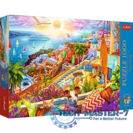 Puzzle 1000 elementów Premium Plus Quality Z wizytą na Santorini