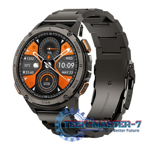 Smartwatch FW110 Titan Chronos Czarny Smartwatch FW110 Titan Chronos Czarny