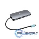 Stacja dokująca USB-C Metal Nano Dock HDMI/VGA with LAN + Universal Charger 100W