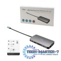 Stacja dokująca USB-C Metal Nano Dock HDMI/VGA with LAN + Universal Charger 100W