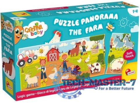 Układanka Carotina Baby Puzzle panorama - Farma Układanka Carotina Baby Puzzle panorama - Farma