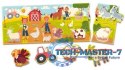 Układanka Carotina Baby Puzzle panorama - Farma