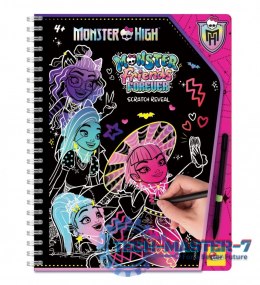 Zdrapywanka Sketchbook Scratch reveal Monster High Forever Friends