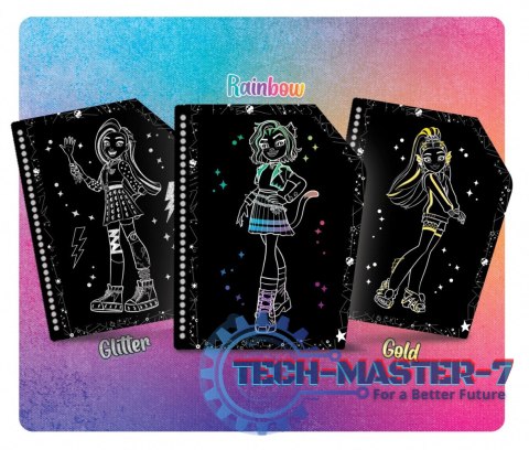 Zdrapywanka Sketchbook Scratch reveal Monster High Forever Friends Zdrapywanka Sketchbook Scratch reveal Monster High Forever Friends