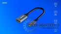 Adapter USB-C (M) - HDMI (F), 4K, 60Hz, aluminium, AK-78