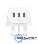 Ładowarka BOOSTCHARGE 67W USB-Cx3 PPS biała