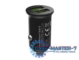 Ładowarka samochodowa GC PowerRide Nano36 36W 6A 2x USB-A