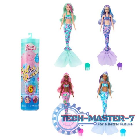Lalka Barbie Color Reveal Morska syrenka Mix