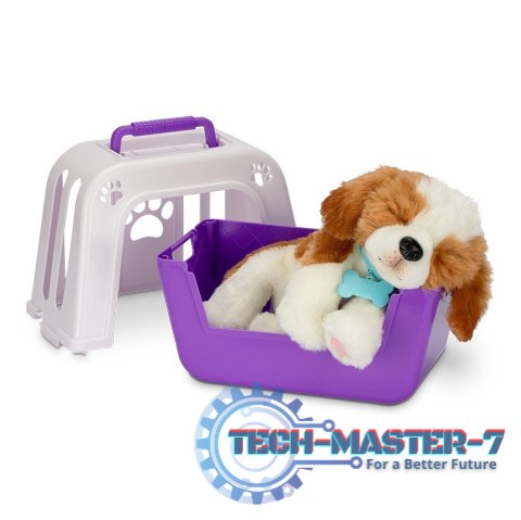 Maskotka interaktywna Little Live Pets - Piesek z transporterem Maskotka interaktywna Little Live Pets - Piesek z transporterem