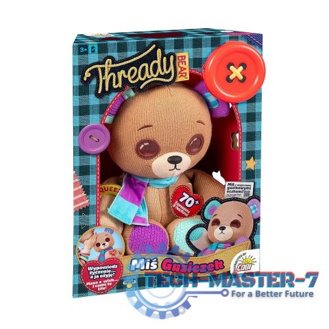 Maskotka interaktywna Thready Bear Miś Guziczek