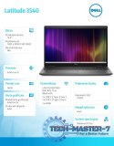 Notebook Latitude 3540 Win11Pro i5-1345U/16GB/512GB SSD/15.6' FHD/Intel Iris Xe/FgrPr/FHD Cam+IR/Mic/WLAN+BT/Backlit Kb/3C/3YPS