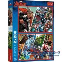 Puzzle 2x200 elementów Obrońcy świata Avengers Marvel