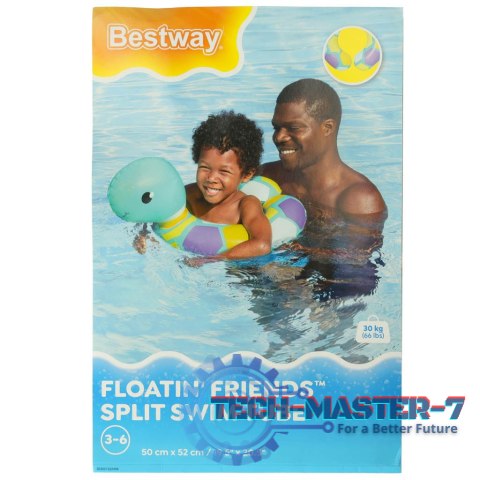 Kółko do pływania dmuchane BESTWAY 36405 żółw 50x46cm Kółko do pływania dmuchane BESTWAY 36405 żółw 50x46cm