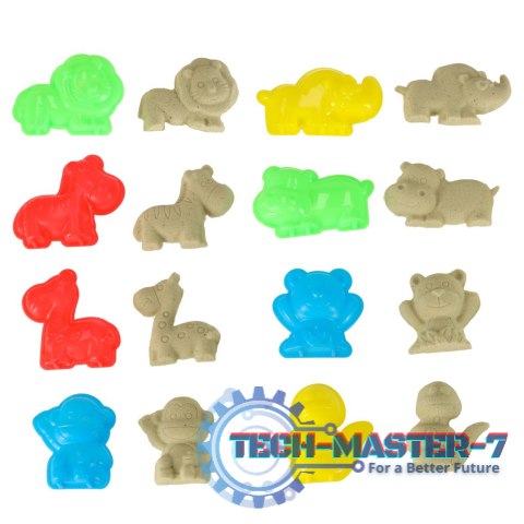 Piasek Kinetyczny w wiaderku 1kg foremki beżowy Piasek Kinetyczny w wiaderku 1kg foremki beżowy