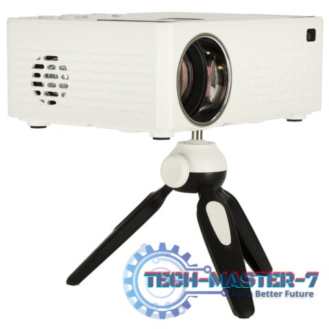 Projektor rzutnik przenośny LED TFT LCD 16:9 1920x1080 USB 20W biały Projektor rzutnik przenośny LED TFT LCD 16:9 1920x1080 USB 20W biały