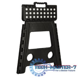 Stołek taboret składany antypoślizgowy 39cm czarny