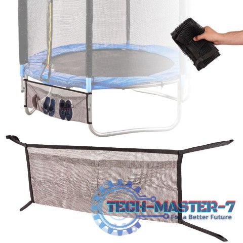Torba siatka dolna do trampoliny organizer na buty klucze telefon 110cm Torba siatka dolna do trampoliny organizer na buty klucze telefon 110cm