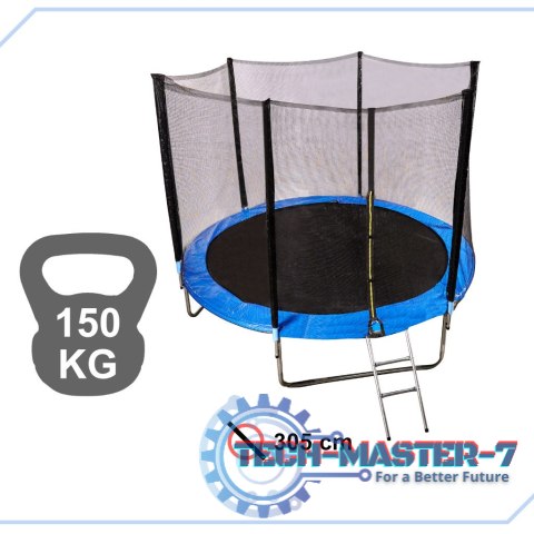 Trampolina ogrodowa dla dzieci siatka 305cm 10ft 42kg Trampolina ogrodowa dla dzieci siatka 305cm 10ft 42kg