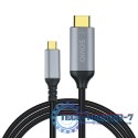 Kabel USB-C do HDMI v2.0b, 3m, miedź CL-184
