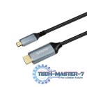 Kabel USB-C do HDMI v2.0b, 3m, miedź CL-184