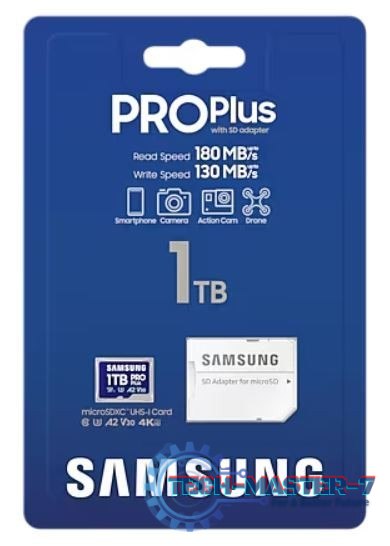 Karta microSD MB-MD1T0SA/WW 1TB PRO+ + adapter MB-MD1T0SA/EU Karta microSD MB-MD1T0SA/WW 1TB PRO+ + adapter MB-MD1T0SA/EU