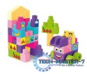 Klocki 26 elementów Big Blocks różowe