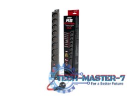 Listwa zasilająca R8 POWER 1.5M 8X 230V PL Czarna 16A