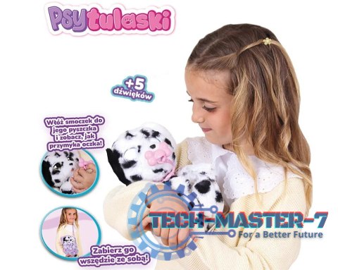 Maskotka interaktywna Psytulaski, pies Dalmatyńczyk Maskotka interaktywna Psytulaski, pies Dalmatyńczyk