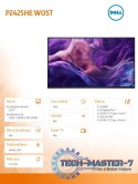 Monitor 23.8 cala P2425HEWO IPS 1920x1080/16:9/HDMI/DP/USBC/RJ45/USB/No stand/3Y