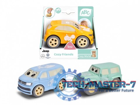 Pojazd ABC Cozy Friends 3 rodzaje MIX