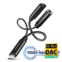 ADA-HCPD Zewnętrzna karta dźwiękowa USB-C 32bit DAC 3.5mm (F) złącze, 384kHz + PD 60W